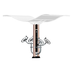 双柱腰背按摩器(图3)